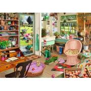 Puzzle Ravensburger El Cobertizo Del Jardín de 1000 Piezas