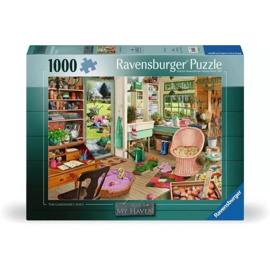 Puzzle Ravensburger El Cobertizo Del Jardín de 1000 Piezas