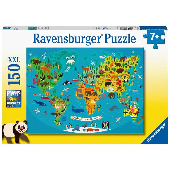 Puzzle Ravensburger El Globo de los Animales XXL de 150 Piezas