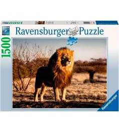 Puzzle Ravensburger El León el Rey de los Animales de 1500 Pieza