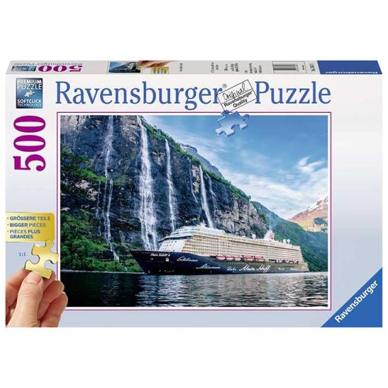 Puzzle Ravensburger El Mein Schiff 4 en el Fiordo de 500 Pzs XX Puzzle Ravensburger El Mein Schiff 4 en el Fiordo de 500 Pzs XX