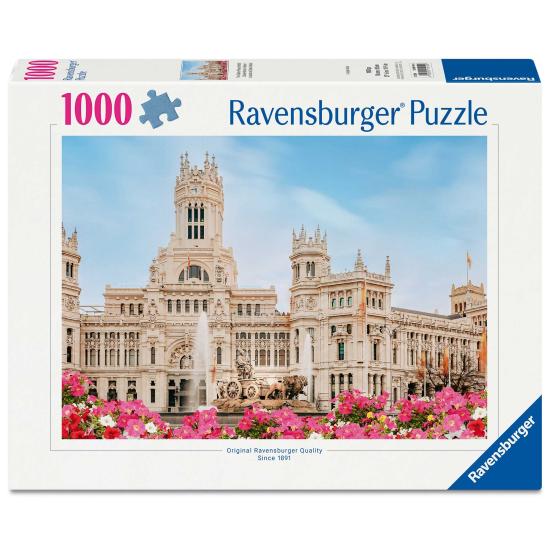 Puzzle Ravensburger El Palacio De Cibeles, Madrid de 1000 Piezas