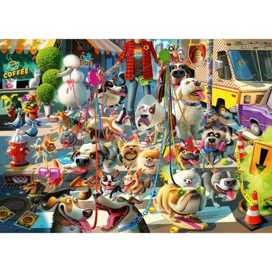Puzzle Ravensburger El Paseador De Perros de 1000 Piezas