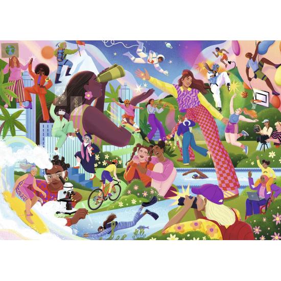 Puzzle Ravensburger El Poder De Ella de 1000 Piezas