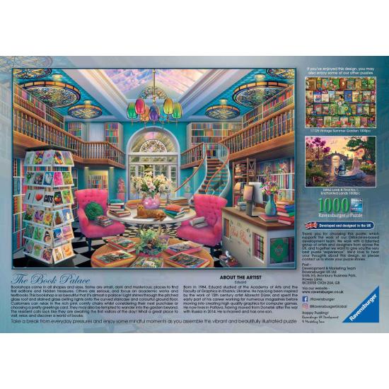 Puzzle Ravensburger El Reino del Libro de 1000 Piezas Puzzle Ravensburger El Reino del Libro de 1000 Piezas