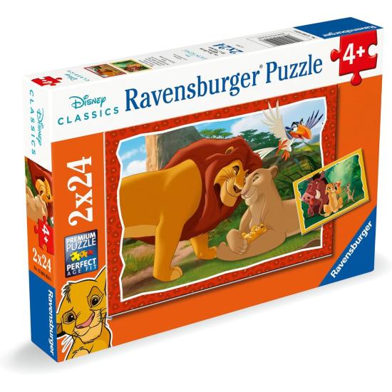 Puzzle Ravensburger El Rey León 2x24 Piezas
