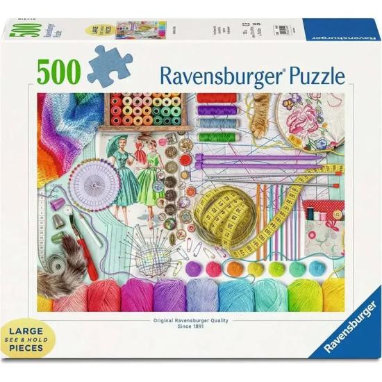 Puzzle Ravensburger El Taller De Costura XXL 500 Pzs