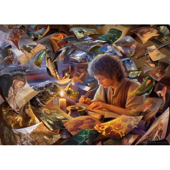 Puzzle Ravensburger El Viaje De Frodo de 1000 Piezas