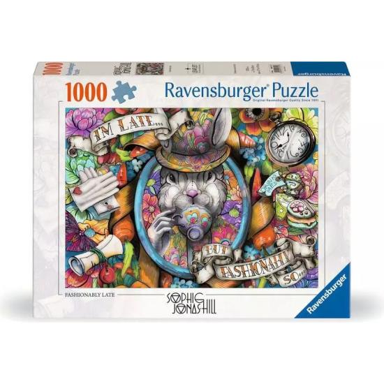 Puzzle Ravensburger Elegantemente Atrasado de 1000 Piezas