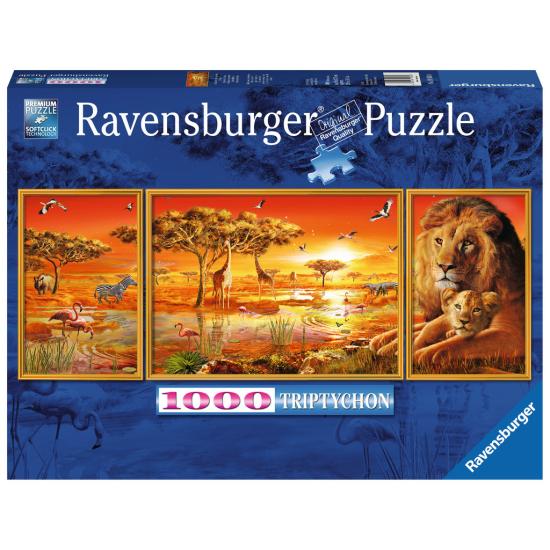 Puzzle Ravensburger Emoción Africana de 1000 Piezas