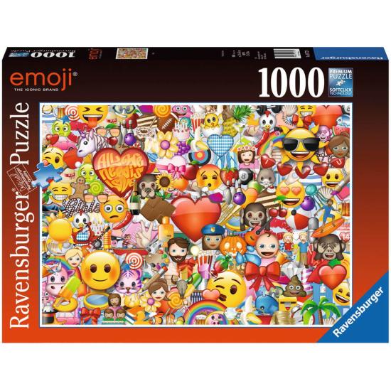 Puzzle Ravensburger Emoji, los Emoticonos 1000 Piezas