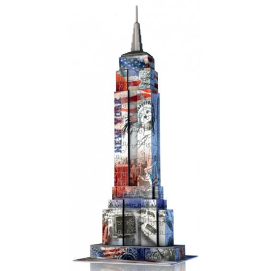 Puzzle Ravensburger Empire State Building 3D Flag Edition 3D 21