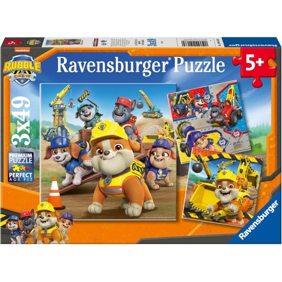 Puzzle Ravensburger Equipo Rubble de 3x49 Pzs Puzzle Ravensburger Equipo Rubble de 3x49 Pzs