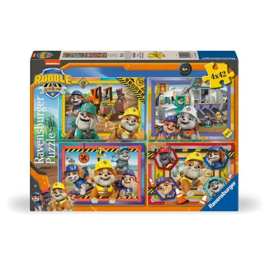 Puzzle Ravensburger Equipo Rubble de 4x42 Pzs
