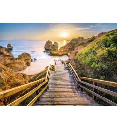 Puzzle Ravensburger Escalera a la Playa de Camilo, Algarve 1000