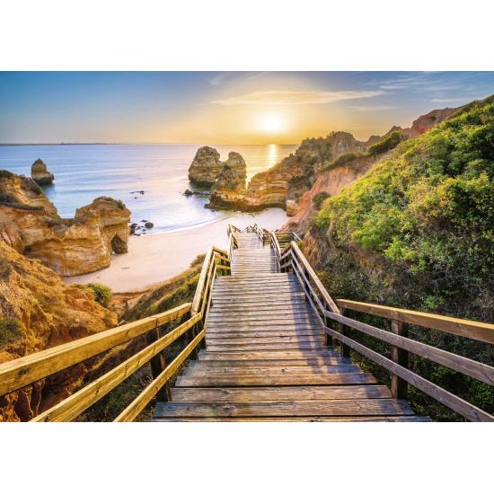 Puzzle Ravensburger Escalera a la Playa de Camilo, Algarve 1000