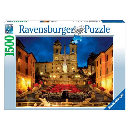 Puzzle Ravensburger Escalera de Plaza de España, Roma 1500 Piez