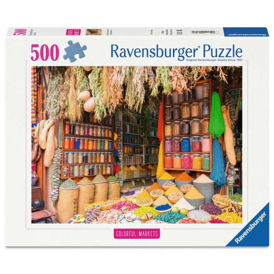 Puzzle Ravensburger Especias Coloridas, Marruecos de 500 Piezas