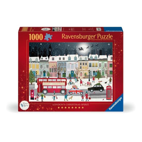 Puzzle Ravensburger Espíritu Navideño de Londres de 1000 Piezas