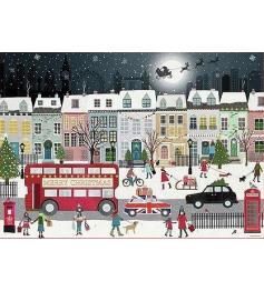 Puzzle Ravensburger Espíritu Navideño de Londres de 1000 Piezas