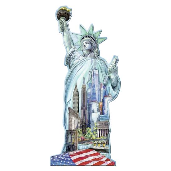 Puzzle Ravensburger Estatua de la Libertad, Puzzle Silueta de 1