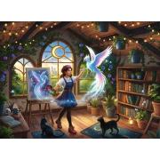 Puzzle Ravensburger Estudio Mágico de 500 Piezas