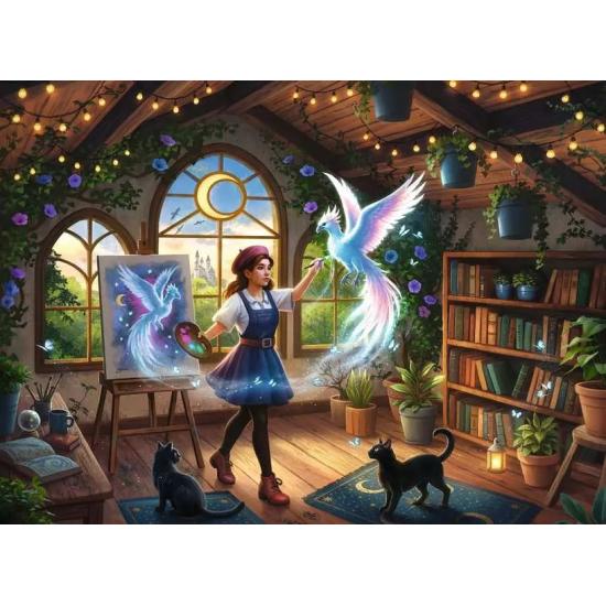Puzzle Ravensburger Estudio Mágico de 500 Piezas