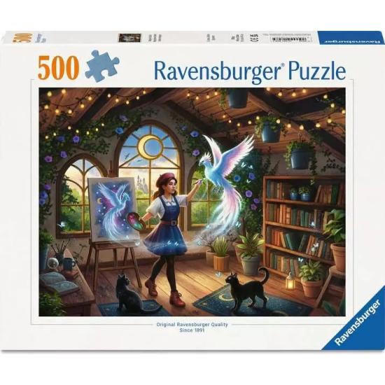 Puzzle Ravensburger Estudio Mágico de 500 Piezas