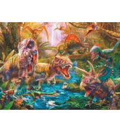 Puzzle Ravensburger Feroces Dinosaurios XXL de 150 Piezas
