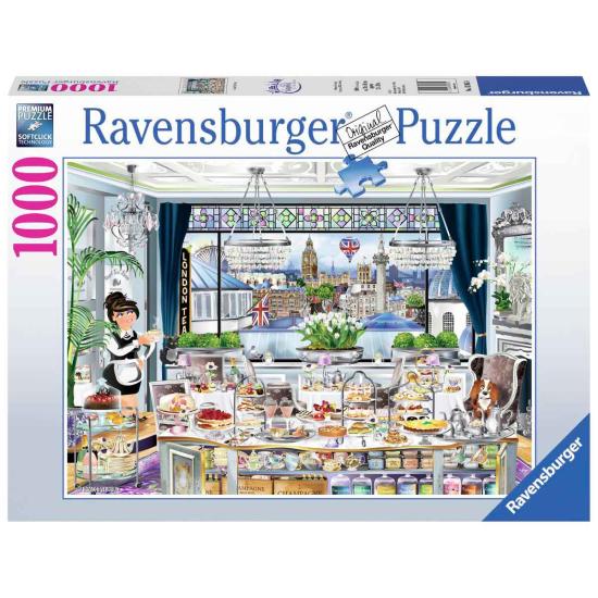 Puzzle Ravensburger Fiesta del Té en Londres 1000 Piezas Puzzle Ravensburger Fiesta del Té en Londres 1000 Piezas