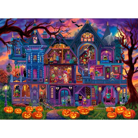 Puzzle Ravensburger Fiesta en la Casa Monstruosa XXL 100 Pzs