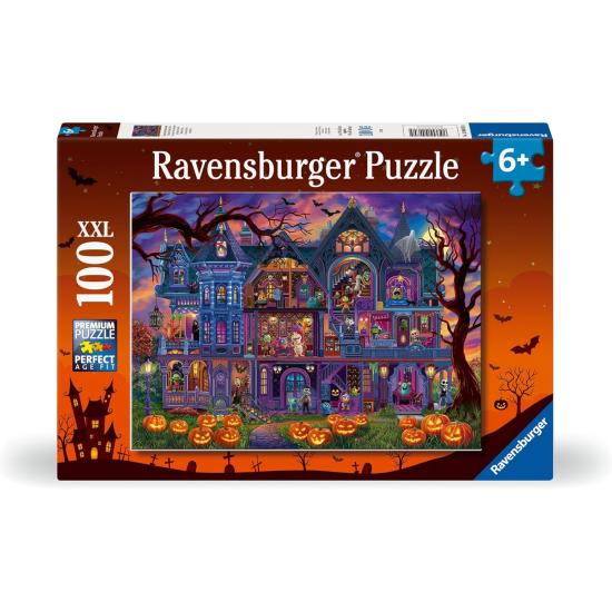 Puzzle Ravensburger Fiesta en la Casa Monstruosa XXL 100 Pzs