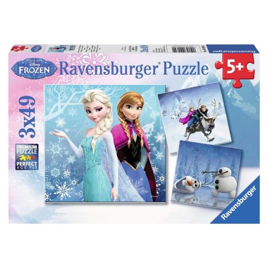 Puzzle Ravensburger Frozen Aventuras en el Reino Helado 3x49 Pi Puzzle Ravensburger Frozen Aventuras en el Reino Helado 3x49 Pi
