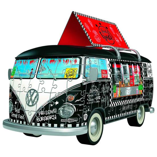 Puzzle Ravensburger Furgoneta Volkswagen Food Truck 3D 162 P.