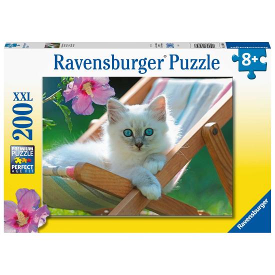 Puzzle Ravensburger Gatito Blanco XXL de 200P Puzzle Ravensburger Gatito Blanco XXL de 200P