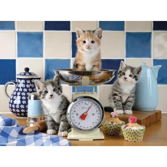 Puzzle Ravensburger Gatitos En La Cocina de 1500 Piezas