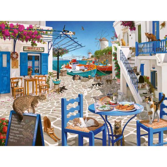Puzzle Ravensburger Gatos de Mykonos 1500 Pzs Puzzle Ravensburger Gatos de Mykonos 1500 Pzs
