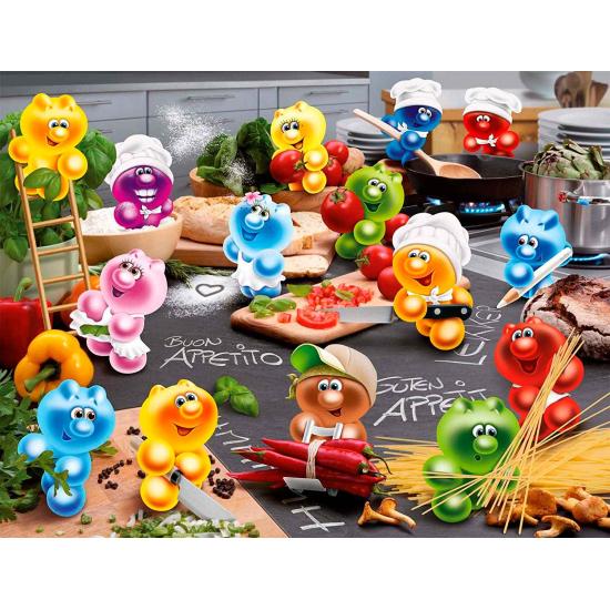 Puzzle Ravensburger Gelini Cocina, Cocinar, Pasión de 2000 Pzs