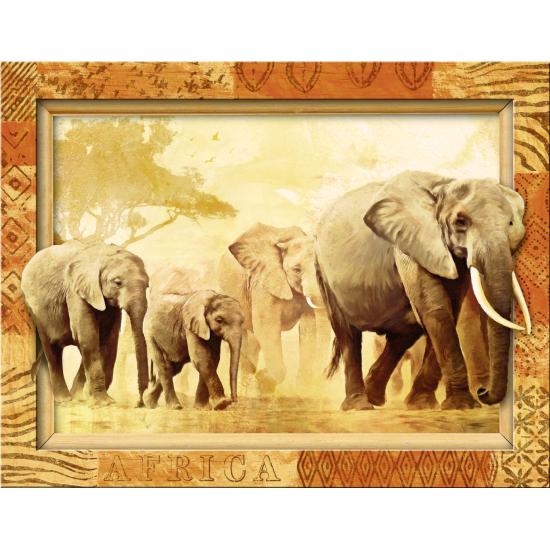 Puzzle Ravensburger Gigantes de Africa (Marco Incorporado) de 5