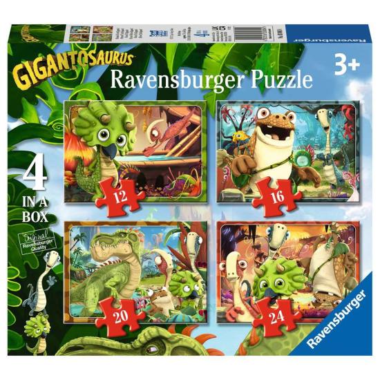 Puzzle Ravensburger Gigantosaurus Progresivo de 12+16+20+24 Pzs