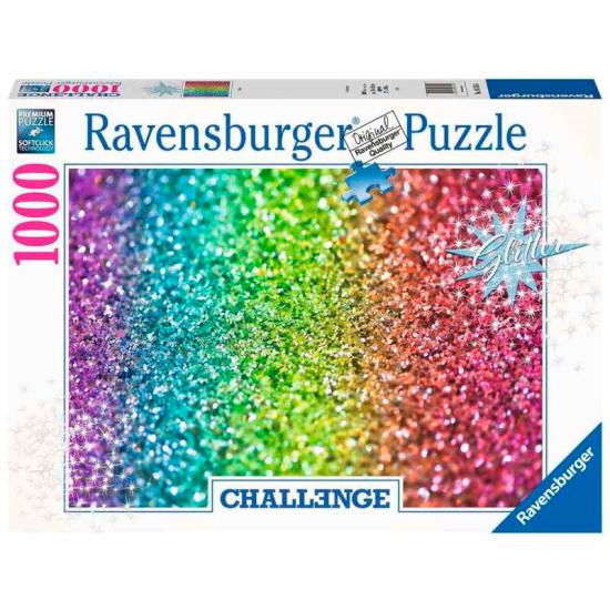 Puzzle Ravensburger Glitter Challenge 1000 Piezas