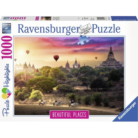 Puzzle Ravensburger Globos Aerostáticos en Myanmar  de 1000 Pie Puzzle Ravensburger Globos Aerostáticos en Myanmar  de 1000 Pie
