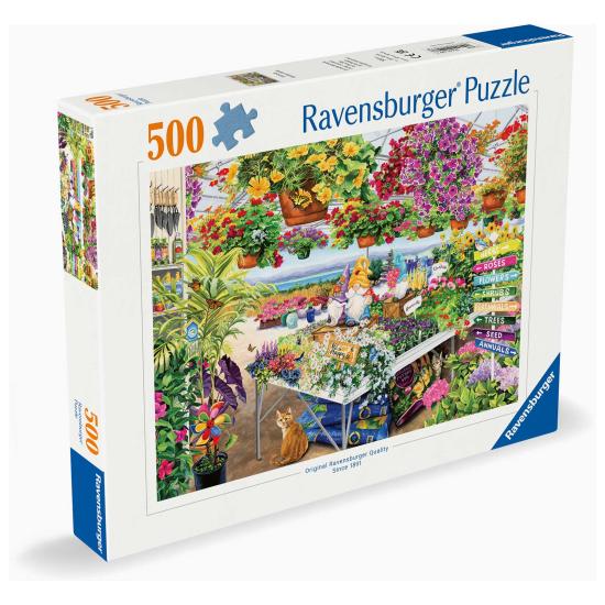 Puzzle Ravensburger Glorioso Centro de Jardinería de 500 Piezas