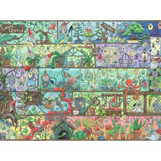 Puzzle Ravensburger Gnomo en el Estante de 1500 Piezas