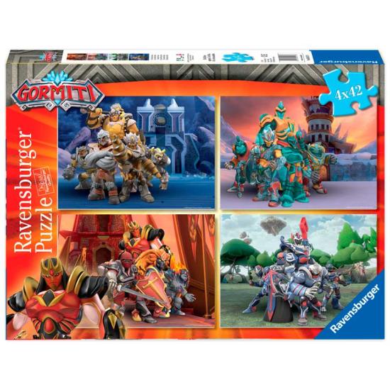 Puzzle Ravensburger Gormiti de 4x42 Pzs