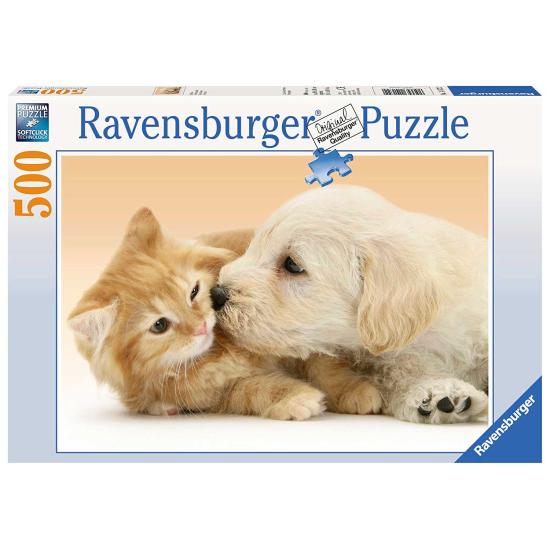 Puzzle Ravensburger Gran Beso Animal de 500 Piezas