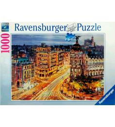 Puzzle Ravensburger Gran Vía, Madrid de 1000 Piezas