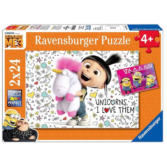 Puzzle Ravensburger Gru, Mi Villano Favorito 2x24 Piezas