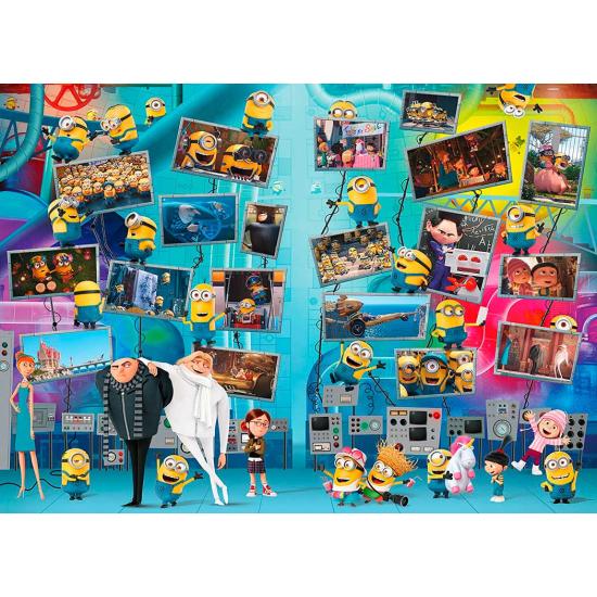 Puzzle Ravensburger Alegres Minions, Villano Favorito 9000 Piez