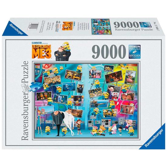 Puzzle Ravensburger Alegres Minions, Villano Favorito 9000 Piez